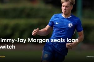 官方：切尔西19岁前锋杰伊-摩根租借至英甲彼得堡联 租期一个赛季