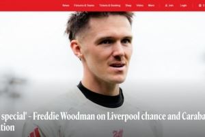 有望出战联赛杯！利物浦门将伍德曼：我会尽力做到最好，享受比赛