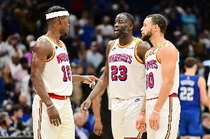 勇士VS太阳首发：库里、巴特勒、追梦、库明加、波斯特